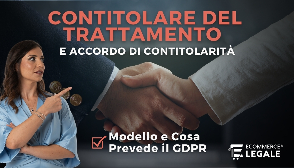 ecommerce legale spiega l'accordo di contitolarità